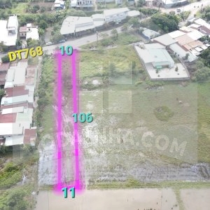 1100m2 đất mặt tiền đường DT 768 - phường Tân Triều, giáp ranh phường Bửu Long. Phù hợp xây dựng kho bãi